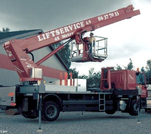 Lastvognslift 45 m billede 1