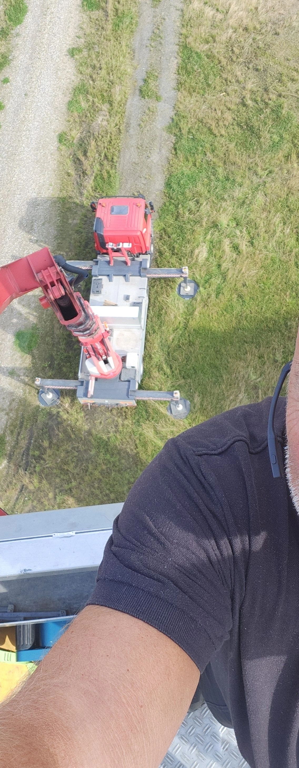 Service på en 47m vindmølle